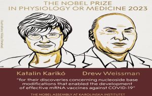 Pioneers of mRNA technology win medicine Nobel